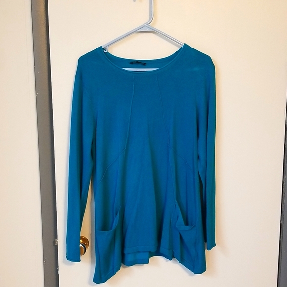 Hannah Tops - Sweater blouse with pockets